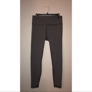 Lululemon Wunder Under 28” Striped Leggings